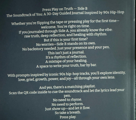 Press Play on Truth — Side B (30-Day Guided Journal)